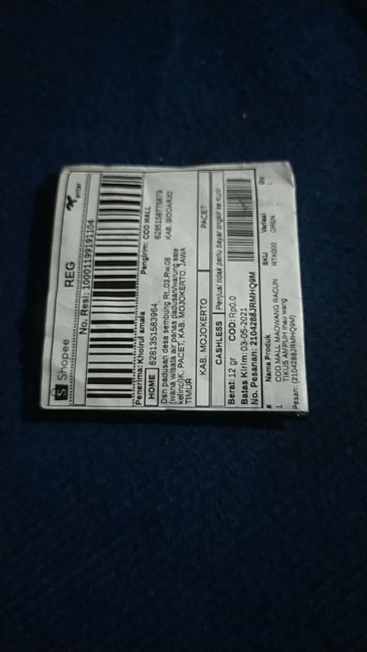 Cod Mall Maowang Racun Tikus Ampuh Mao Wang