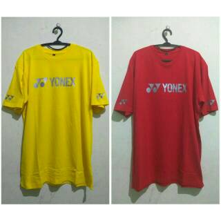 T shirt Yonex Custom 01 Kaos  Polos  Baju Badminton  Sablon 