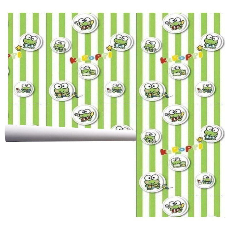 Wallpaper Dinding Premium Wallpaper Dinding 3D Salur Wallpaper Stiker Dinding 3d 45cmX10meter  Wallstiker-GH133