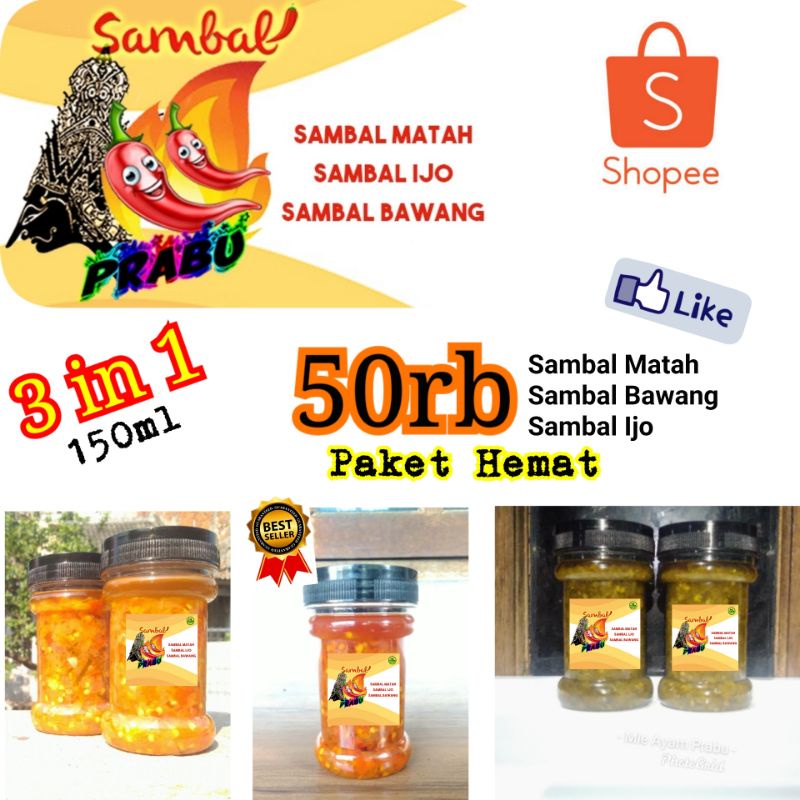 

Sambal Prabu 3in1 150ml