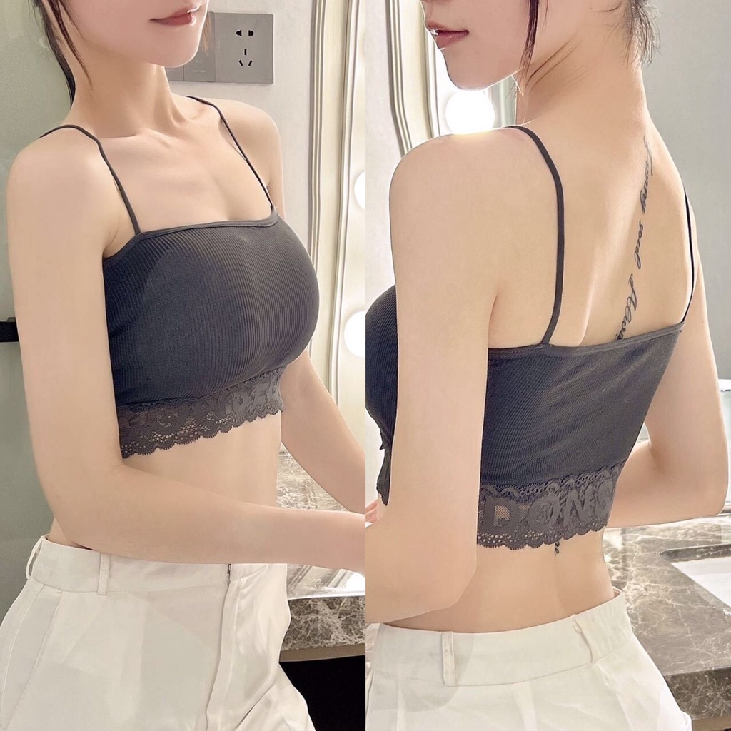 BEE - Bra Kemben Seamless Tengtop Pakaian Dalam Wanita Crop Top Bralette 809