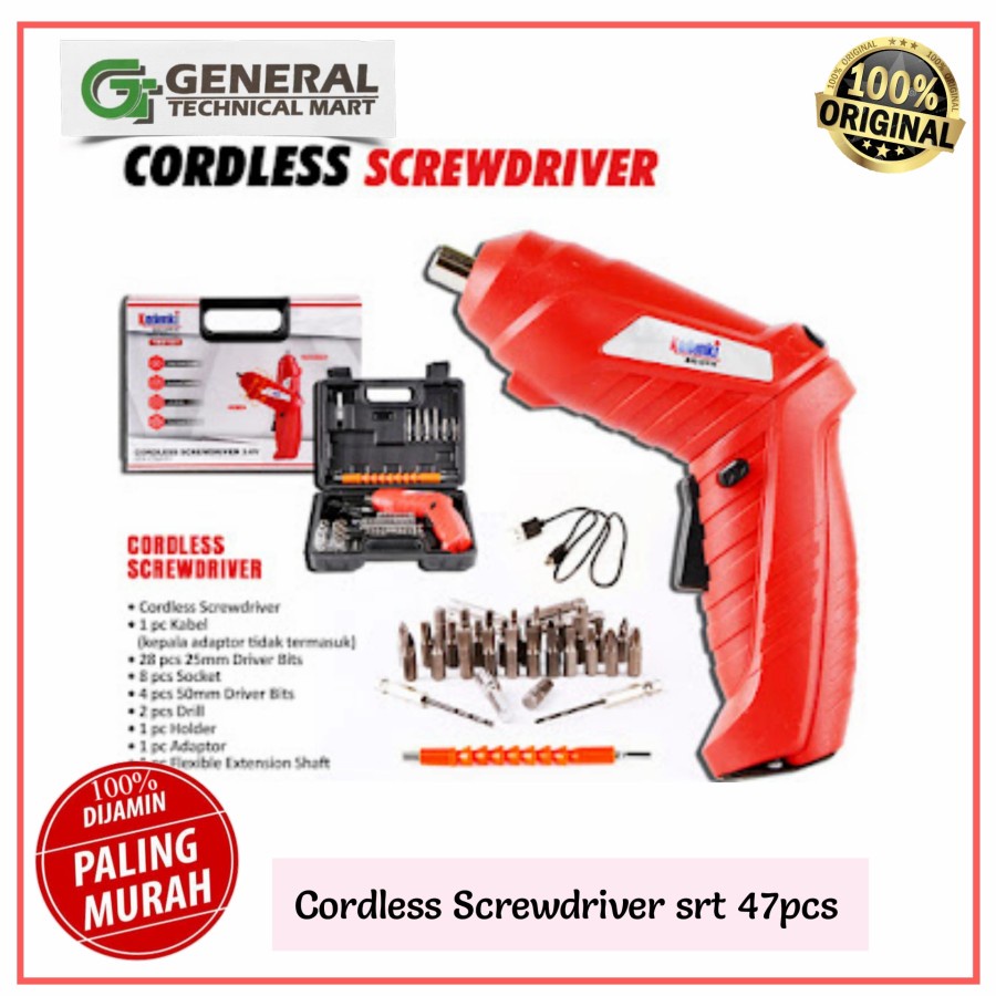 Kodenki cordless screwdriver set 47pcs