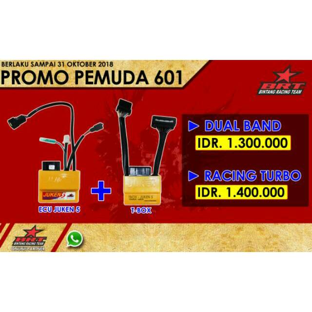 ECU BRT Juken 5+ Aerox Old Non ABS + T.Box