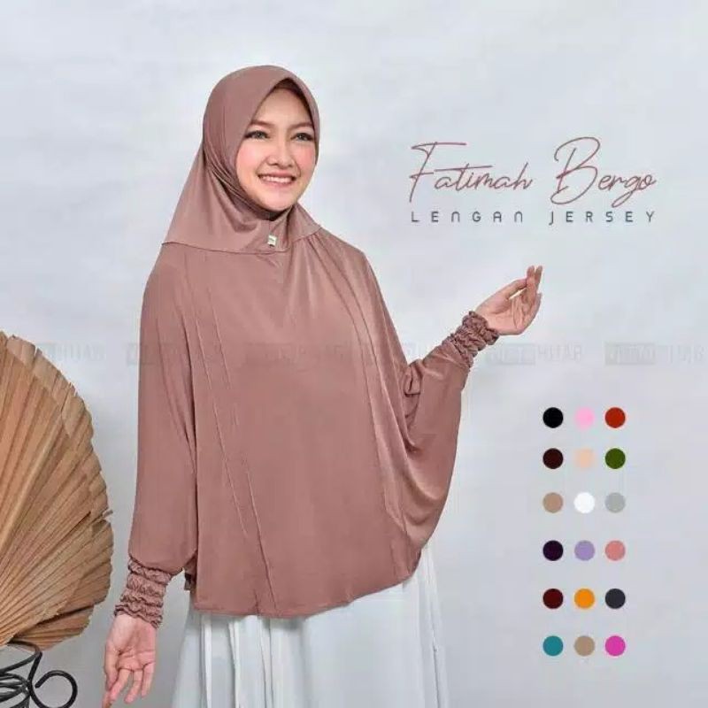 Hijab Fatimah Bergo Lengan