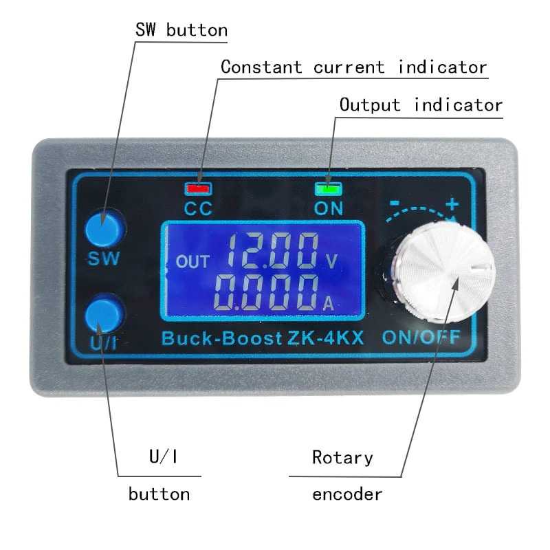 Module DC Buck Boost Converter CC CV 30V 4A