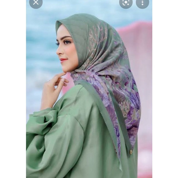 Preloved Buttonscarves Mermaid Seaweed Voal