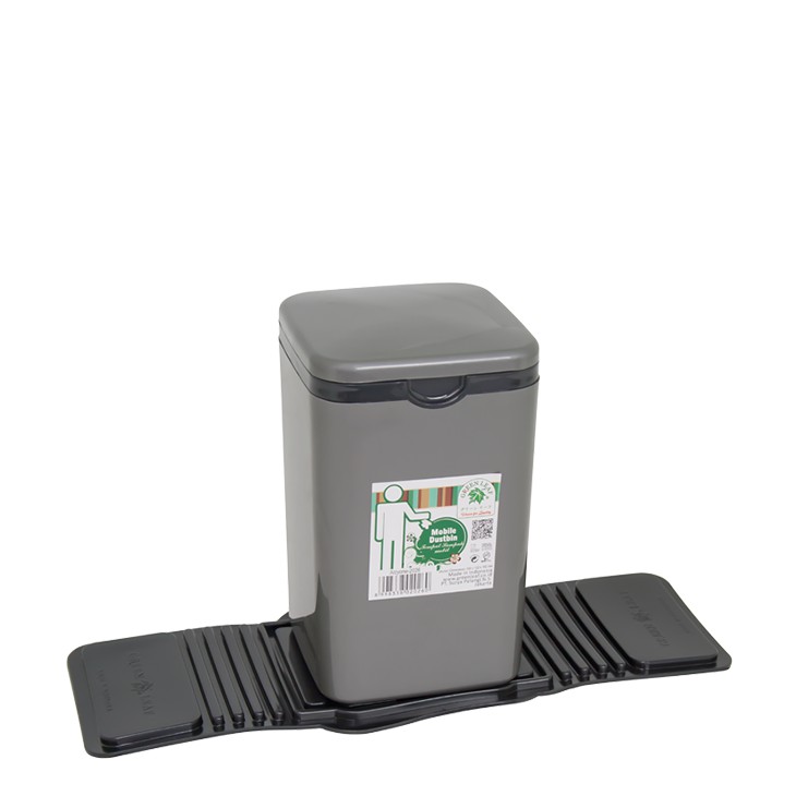 Tempat Sampah / Kotak Sampah Mobil Segi Green Leaf