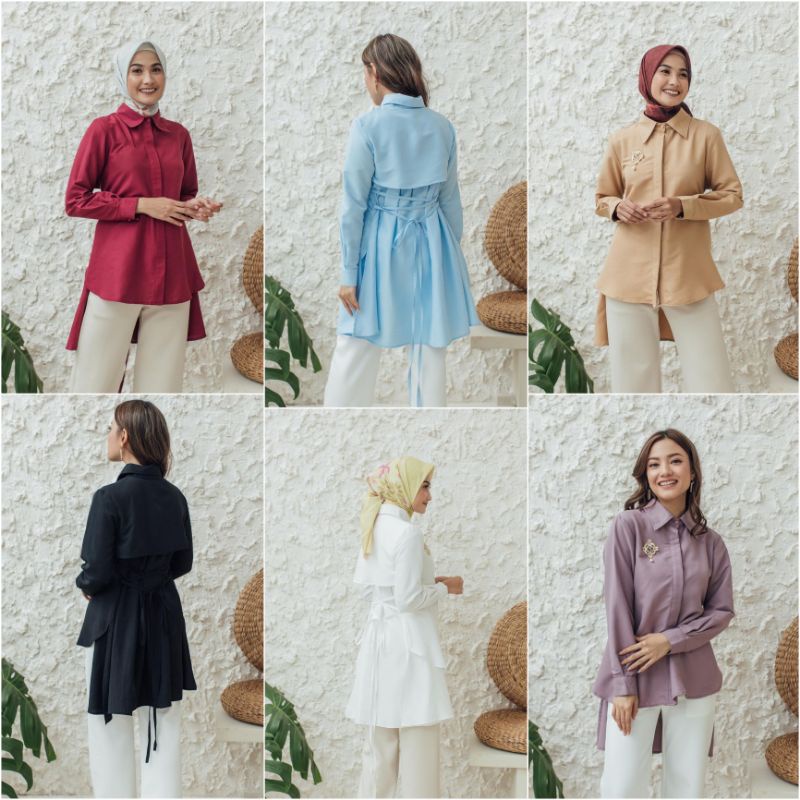 NICOLE BLOUSE, SIENNA BLOUSE & ELLIE BLOUSE BY WEARING KLAMBY