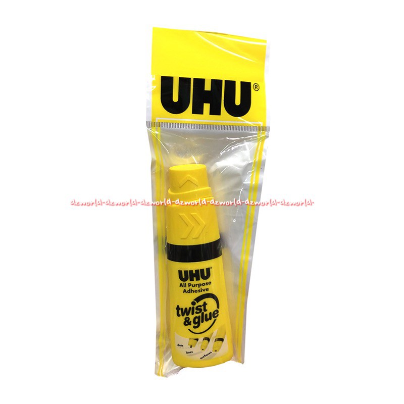 UHU Twist and Glue 35gr Pouch All Purpose Lem Kertas Cair UHU