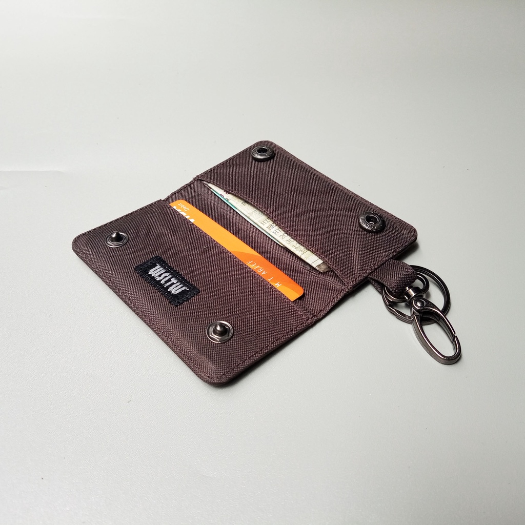 gantungan kunci Motor Dompet Stnk Mobil Brown - WSGK080