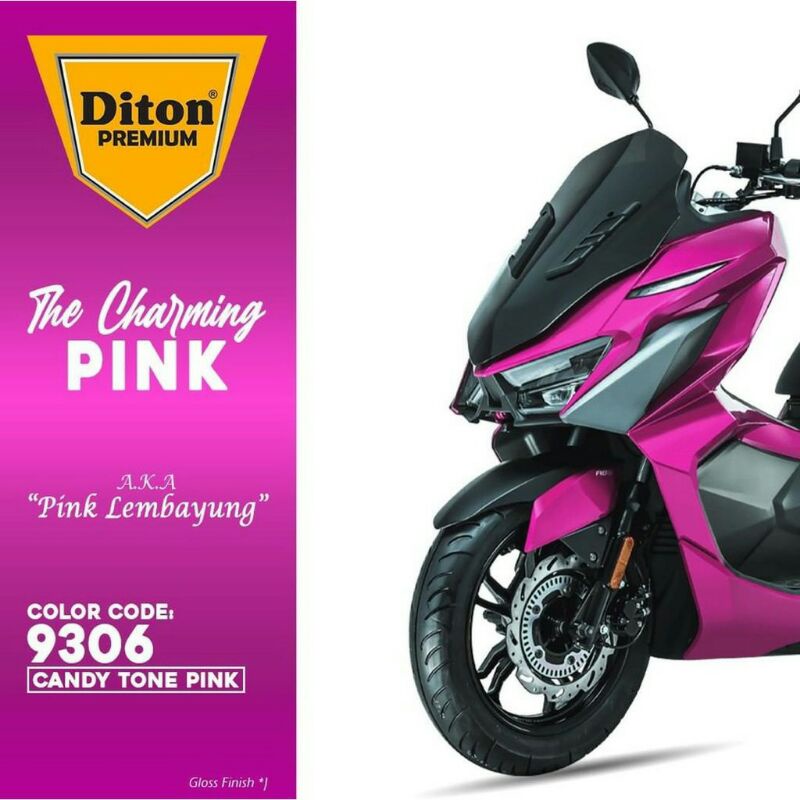 Diton Premium Candytone Pink 9306 400cc Pilok Pilox Diton Premium cat semprot diton premium