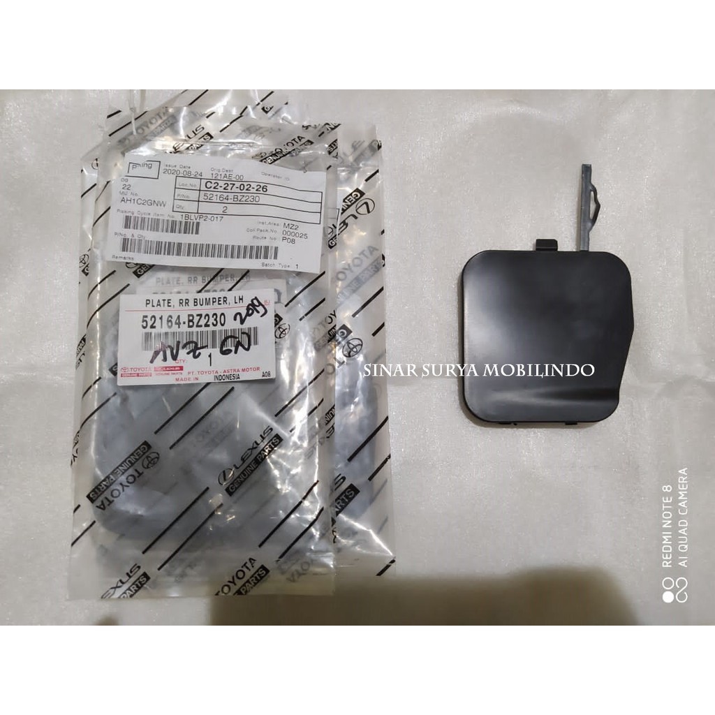 Tutup Cover Derek Towing Bumper Bemper belakang  Avanza Xenia 2019 Original