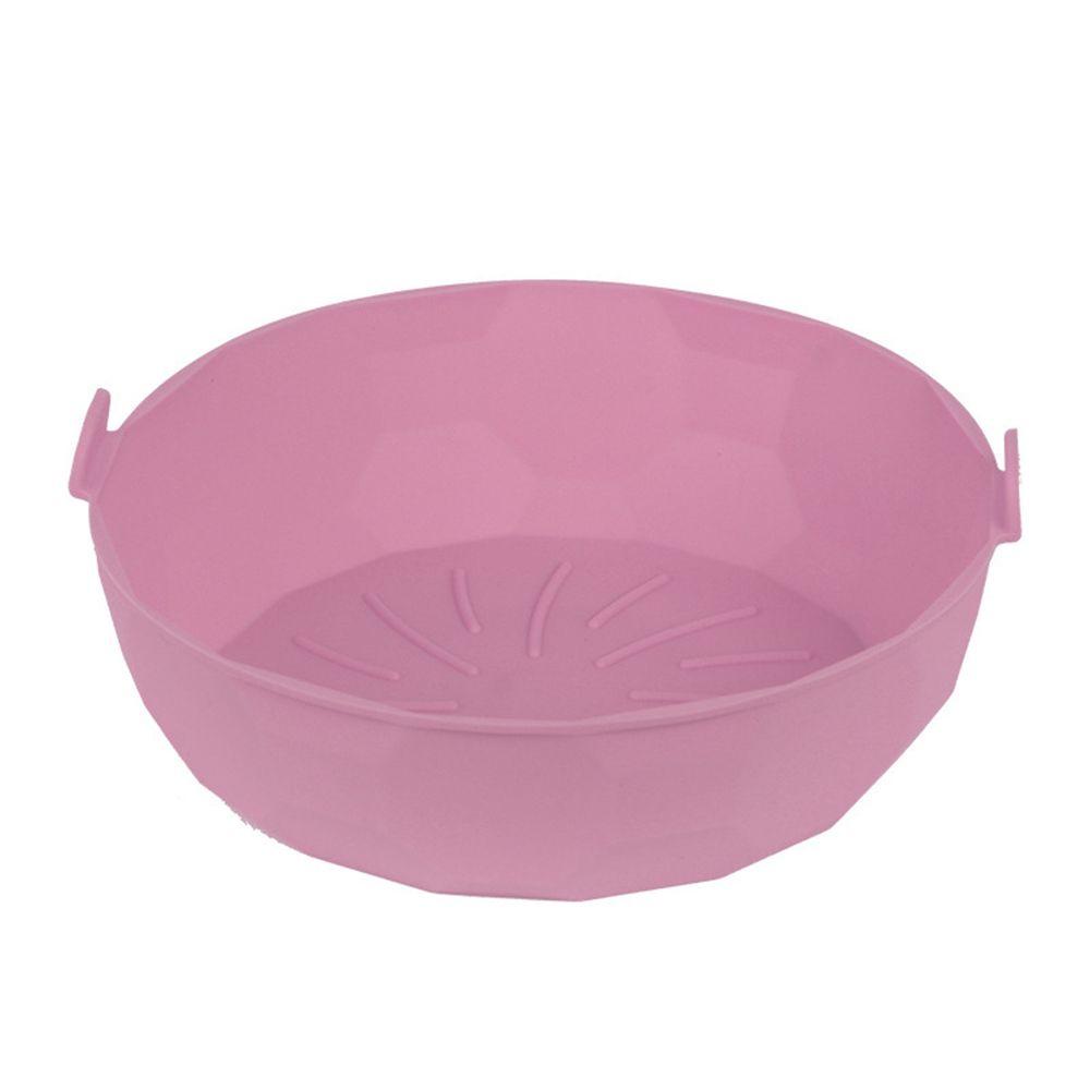 SOLIGHTER Silicone Pot Soft Cooking Pizza Plate AirFryer Accessories Baking Basket