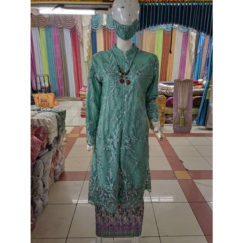 Realpict kebaya tulle besanan//kebaya nikahan mewah//tunik besanan