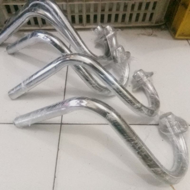 leher knalpot screambler trail bebek street cub choopy cub