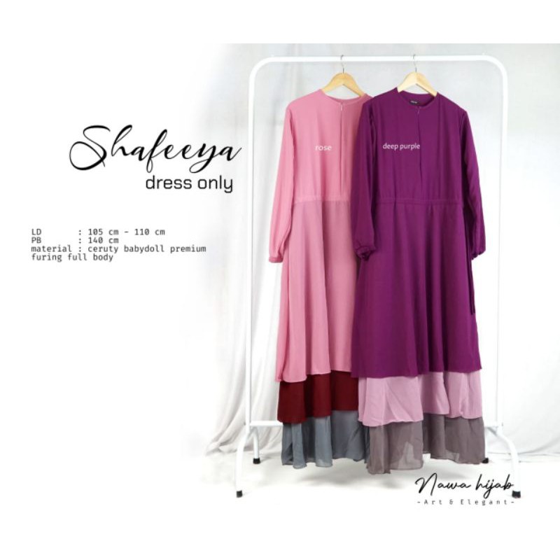 Gamis SHAFEEYA/DRESS SHAFEEYA BY NAWA HIJAB