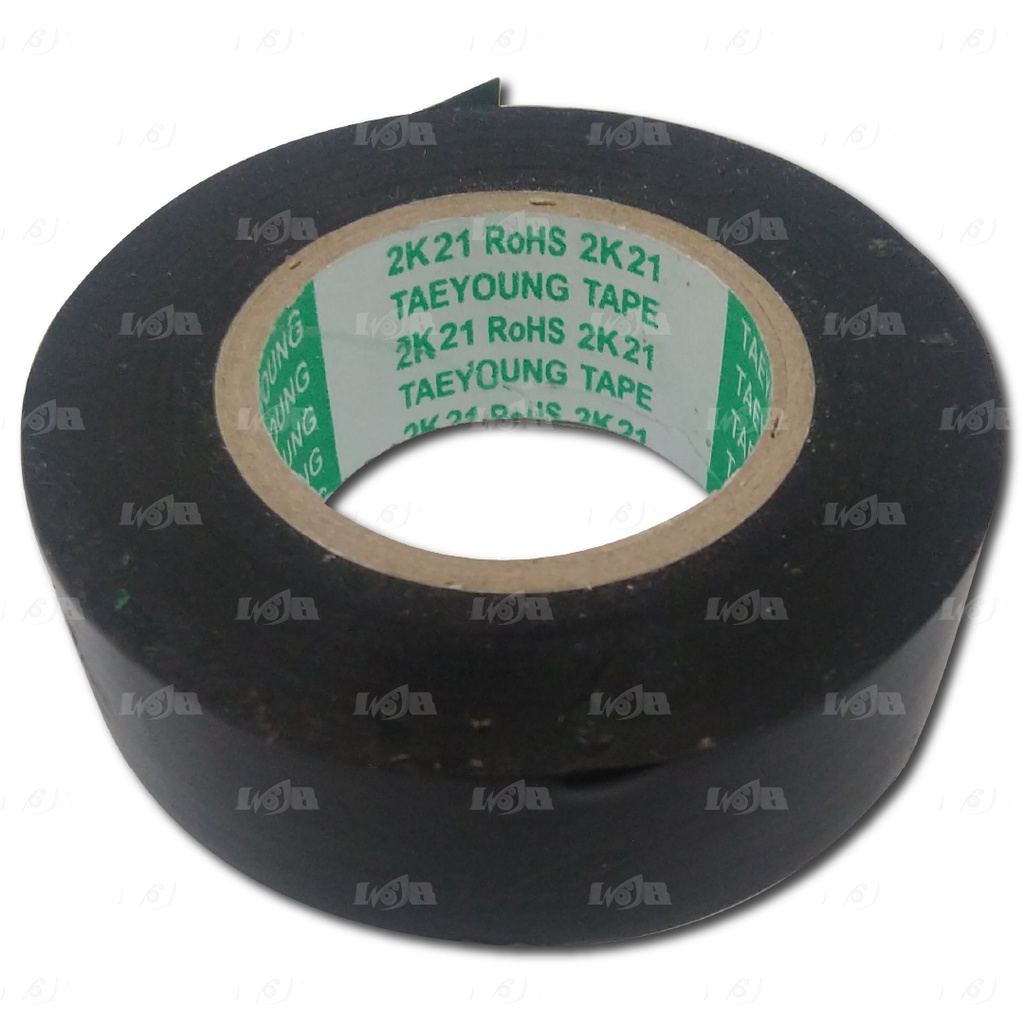 Solasi Hitam TaeYoung Tape Isolasi Listrik Tahan Panas Merekat Kuat Electrical Wire Tapes Universal