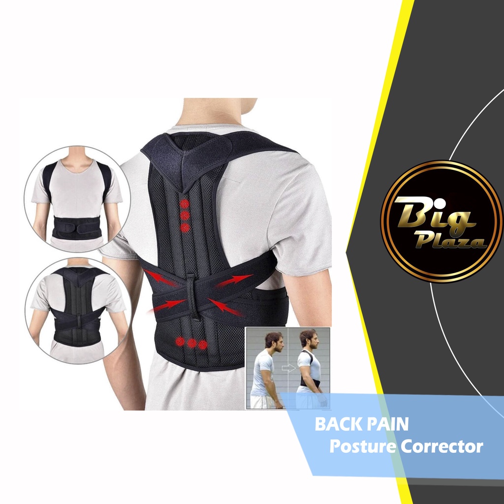 BACK PAIN Posture Corrector Penyangga Tulang Belakang Penegak Punggung