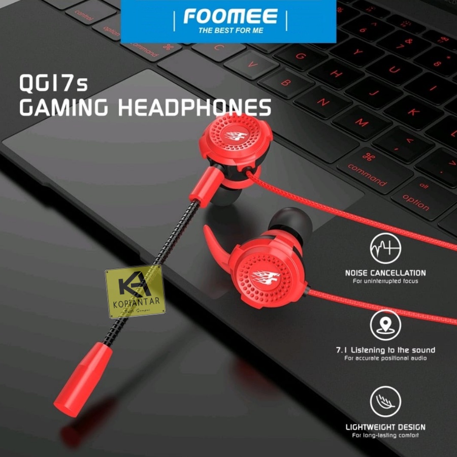 Foomee QG17s Headset Gaming Headphones Music Headset Mikrofon
