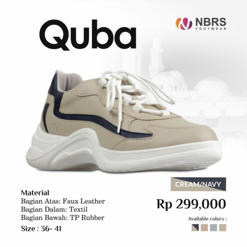 NBRS FOOTWEAR QUBA SHOES SNEAKERS SEPATU PRIA DAN WANITA CASUAL