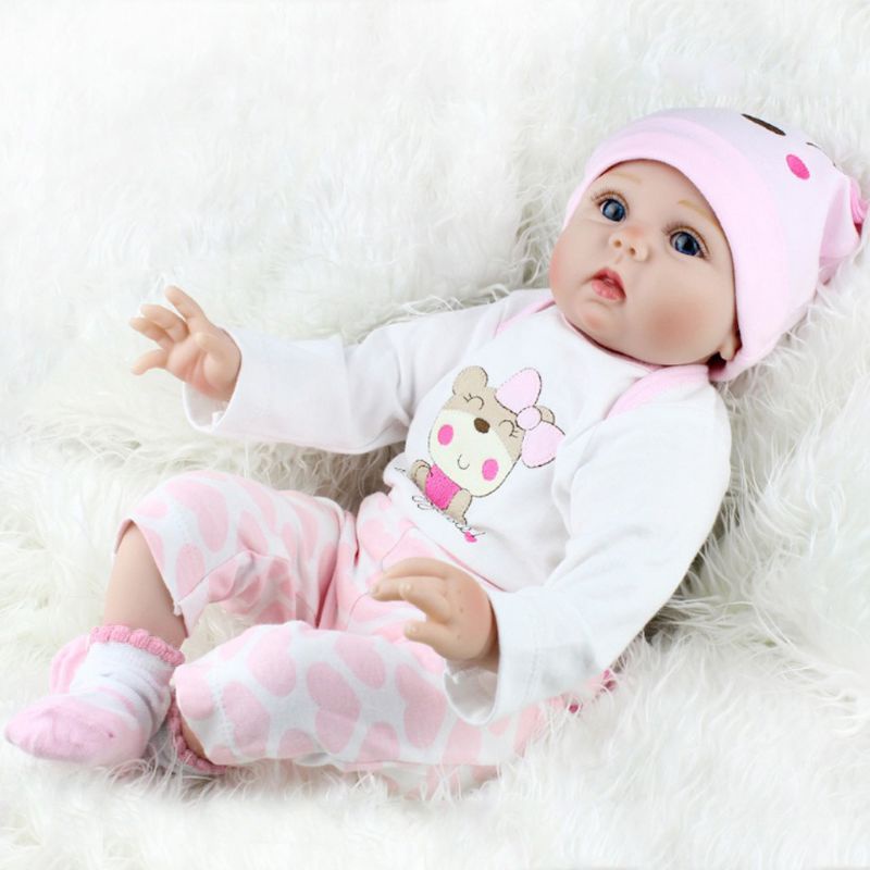 Mary Reborn Newborn Baby Realike Untuk Boneka Handmade Lifelike Silikon