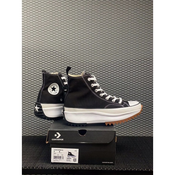 Converse Run Star Hike Lugged High Black White