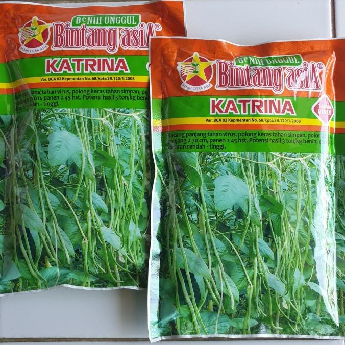 Benih Bibit Kacang Panjang KATRINA - Buntut Merah - Tahan Virus
