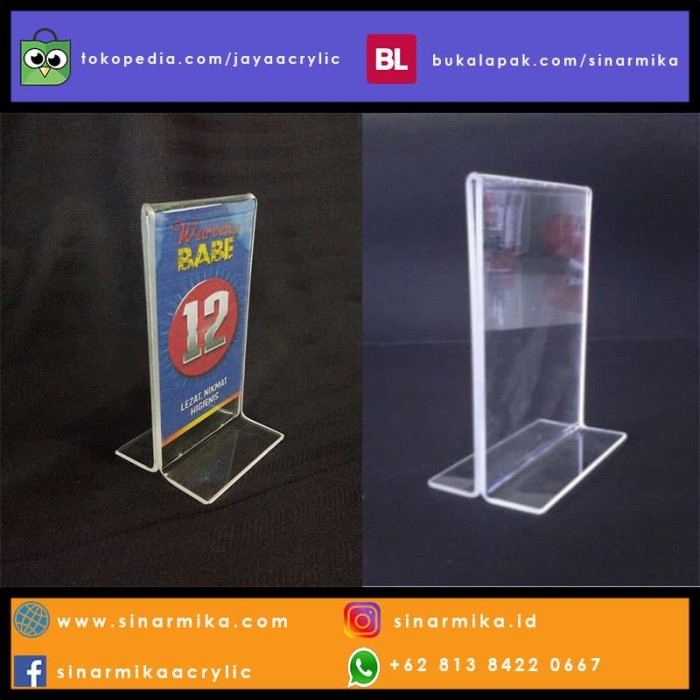 

Promo Nomor Meja Akrilik Untuk Cafe Restauran Warnet Uk. 10cm x 5cm Murah - akrilik saja