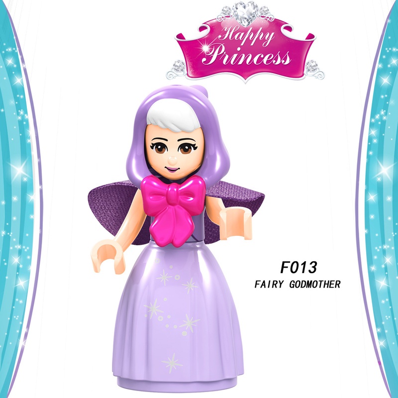 Mainan Figurin Mini Karakter Princess Cinderella Rapunzel Ariel Fairy Tale Untuk Hadiah Anak Perempuan