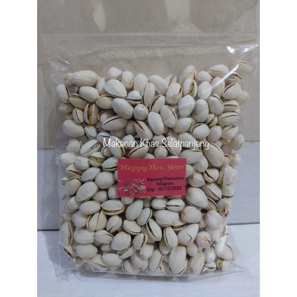 

Snack Kacang Pistachios Premium USA California 500gram / Kacang Kai Xin Guo / Kaixinguo / Kacang Imlek