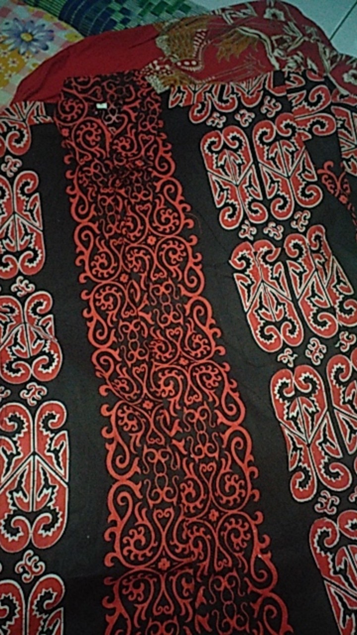 Kemeja Batik Lengan Pendek Motif Songket Merah Batak Ntt Kalimantan Batik Pekalongan Fashion Batik11