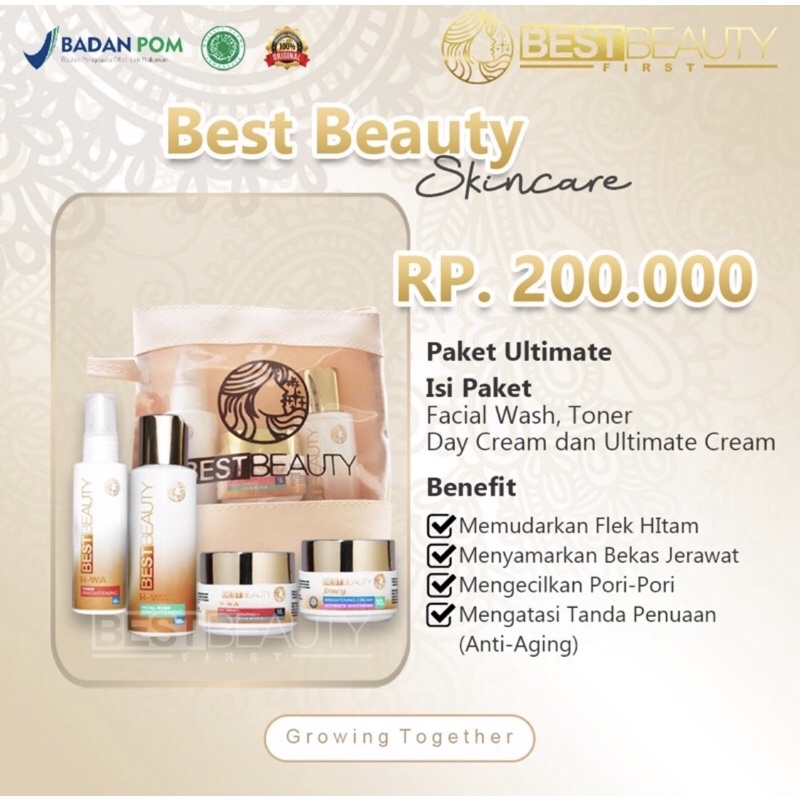 BEST BEAUTY SKINCARE PAKET ULTIMATE ORI BPOM