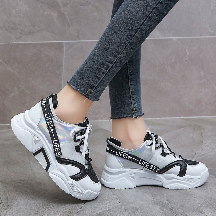 Sepatu Olahraga Import Wanita Sneakers Cewek Sepatu Sport Sepatu Tali Perempuan Sneker SP-125