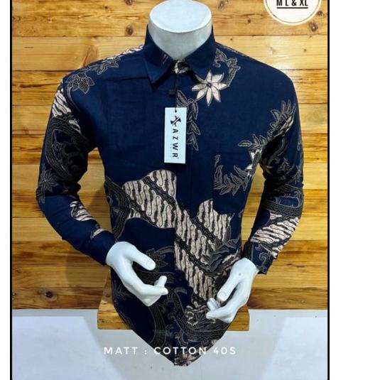 ❉ [BISA ] KEMEJA BATIK PRIA AZWR ORIGINAL PREMIUM QUALITY MALL QUALITY MODERN MOTIF M231xxx DGM FASH