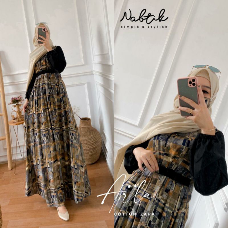 dya//arla gamis rayon viscose by nabtik