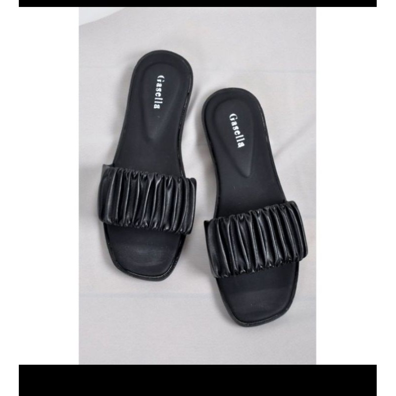 Sandal kerut/sandal kerut wanita/sandal teplek