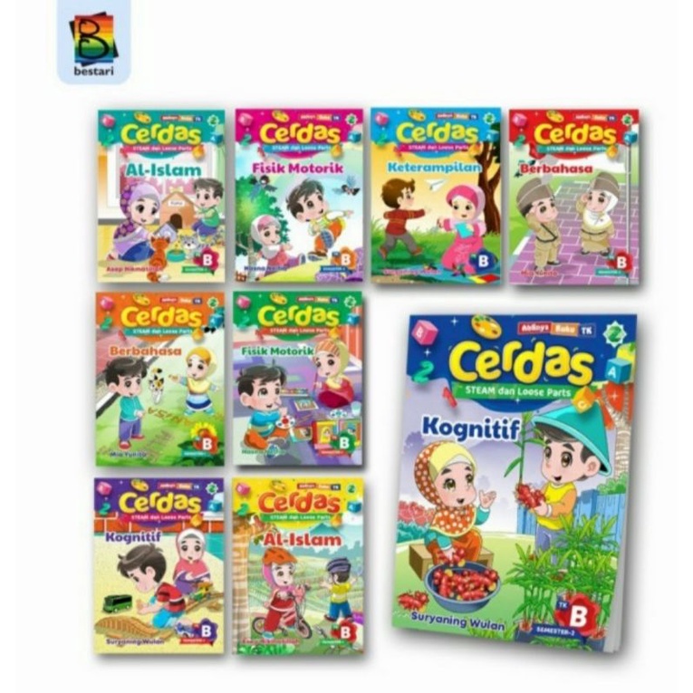 Buku Cerdas Anak - TK/PAUD(TK B) - STEAM LOOSE PARTS-zikrul hakim