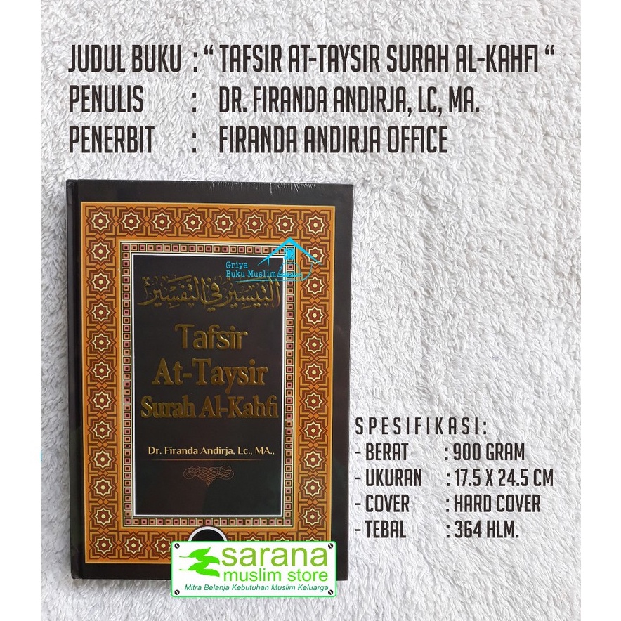 Buku Tafsir At-Taysir Surah Al-Kahfi