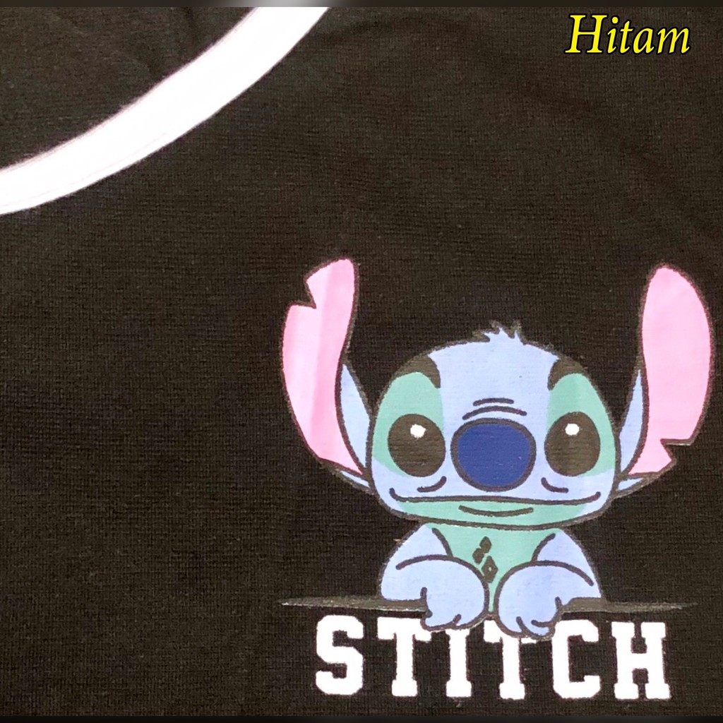 RINGER TEE STITCH / TSHIRT STITCH / TEE / TUMBLR TEE / UKURAN BESAR