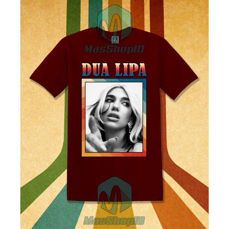 kaos vintage artis dua lipa