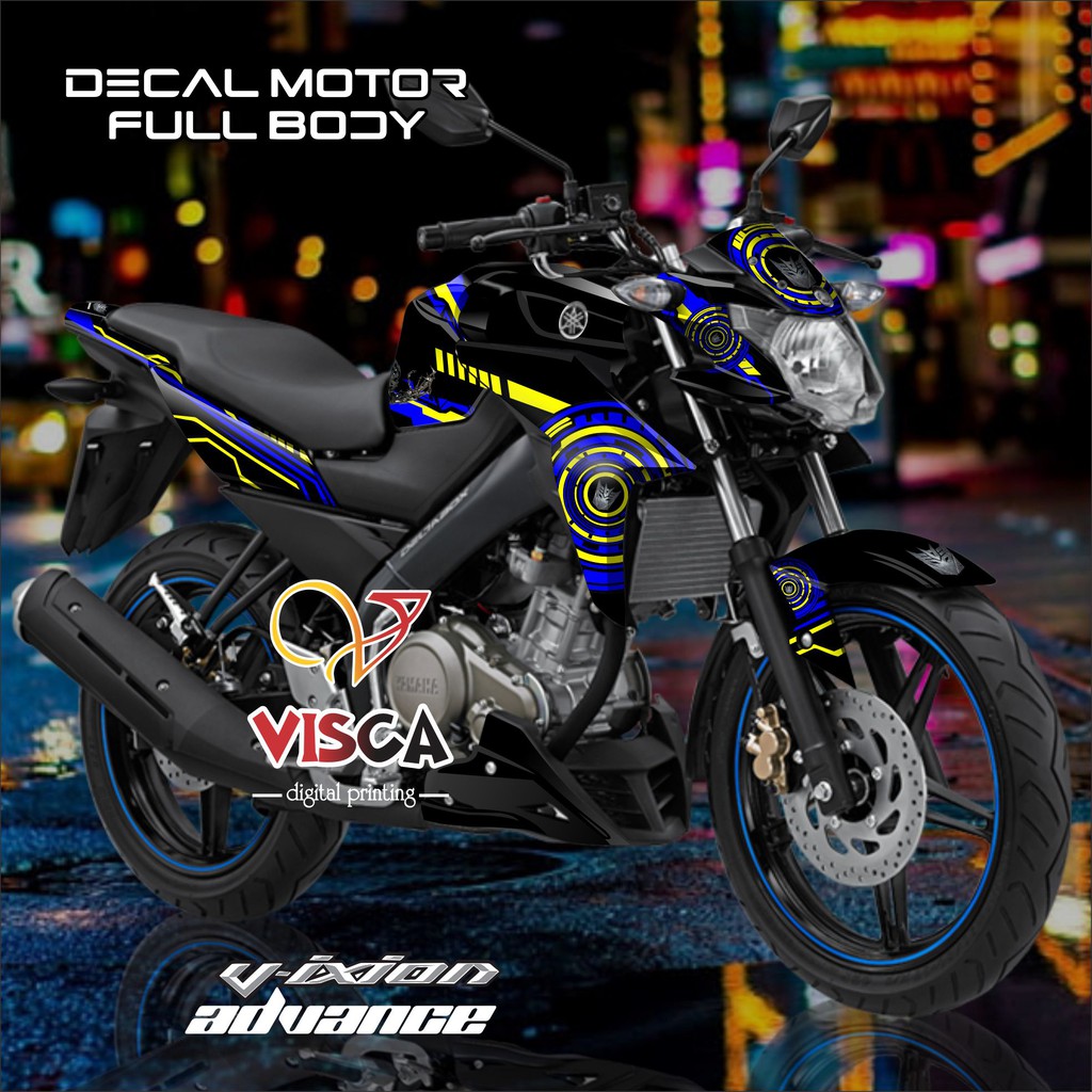 Decal Vixion ADVANCE Decal Vixion New Stiker Vixion ADVANCE Stiker Vixion New Tech Autobot