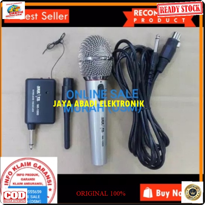 G115 NAKATA BAHAN BESI MIC WIRELESS SINGLE MIK WIRELES MIKROPON MIKROPHONE SOUNDBEST MICROPHONE KARAOKE VOKAL VOCAL ARTIS PROFESIONAL PRO SOUND BEST SISTEM AUDIO PANGGUNG LEGENDARY DYNAMIC PENGERAS SUARA HIFI SENSITIF MC PIDATO SEMINAR CERAMAH AC