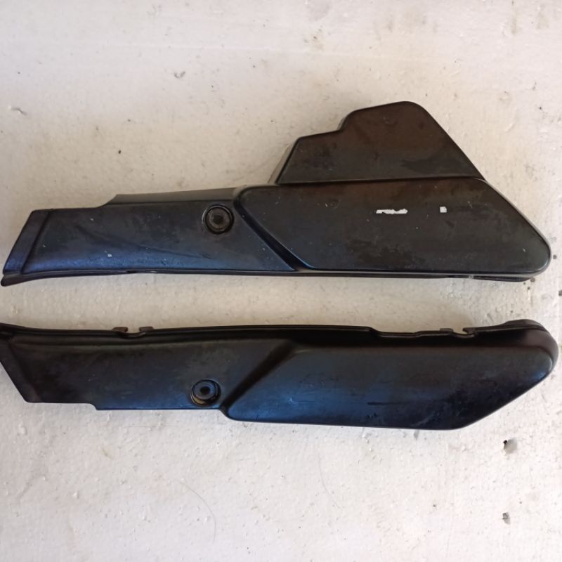 Cover tutup aki accu tepong Yamaha Alfa champ hitam original second murah