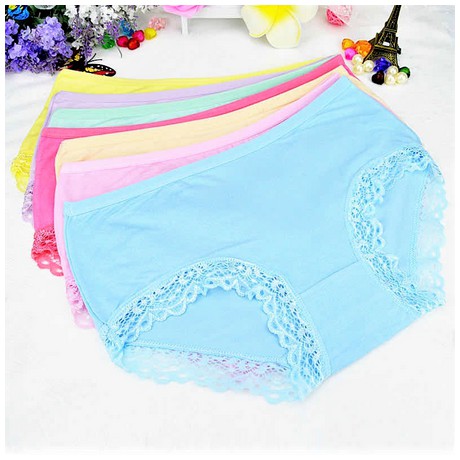 Celana dalam katun renda Import