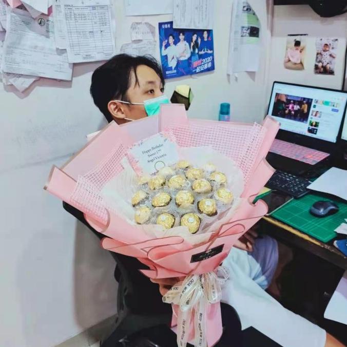 

BUKET COKLAT ANNIVERSARY/ KADO VALENTINE/ KADO ULANG TAHUN 17C DG654EAFVD