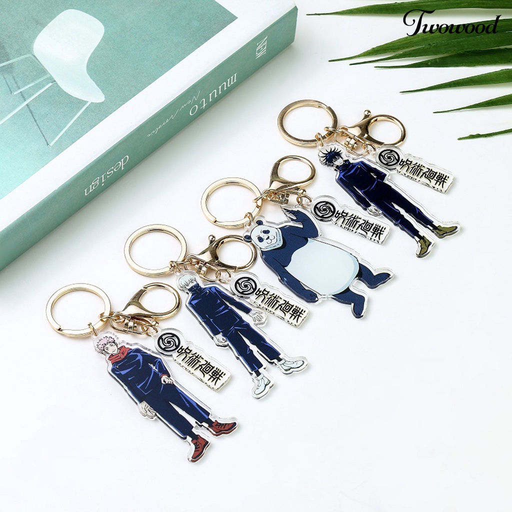 Gantungan Kunci Desain Kartun Anime Bahan Akrilik Untuk Hadiah