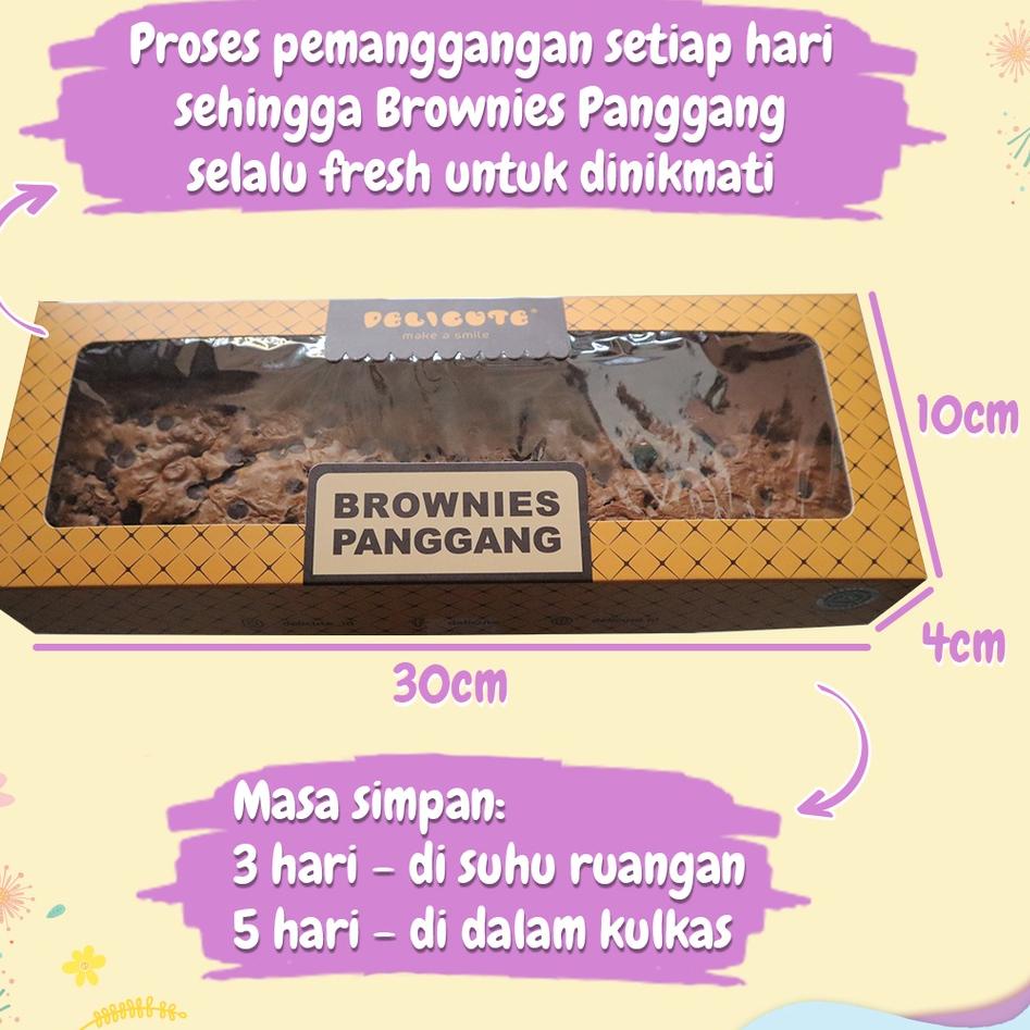 

Terlaris Brownies Panggang Delicute - Chocolate Brownies dengan Choco Chips