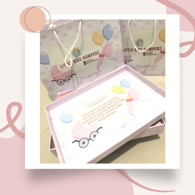 

babygirl hampers , hampers bayi , baby hampers perempuan, kado lahiran bayi paket 130K