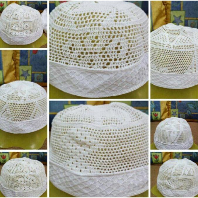 PREMIUM PRODUCT Peci Rajut Impor Saudi (Madinah) -Peci Rajut Saudi Ternyaman -Peci Impor Saudi Terba