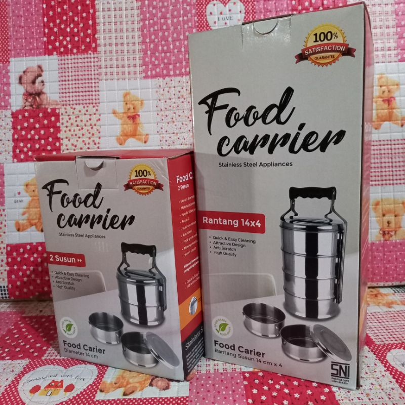 Rantang stainless susun 2,susun 4/ Rantang Susun 4 stainless/ happymebel01
